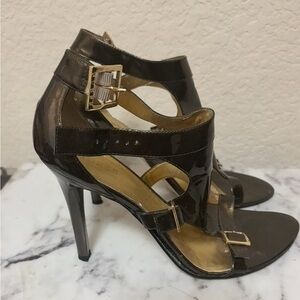 Guess by Marciano Glossy Olive Green Heels